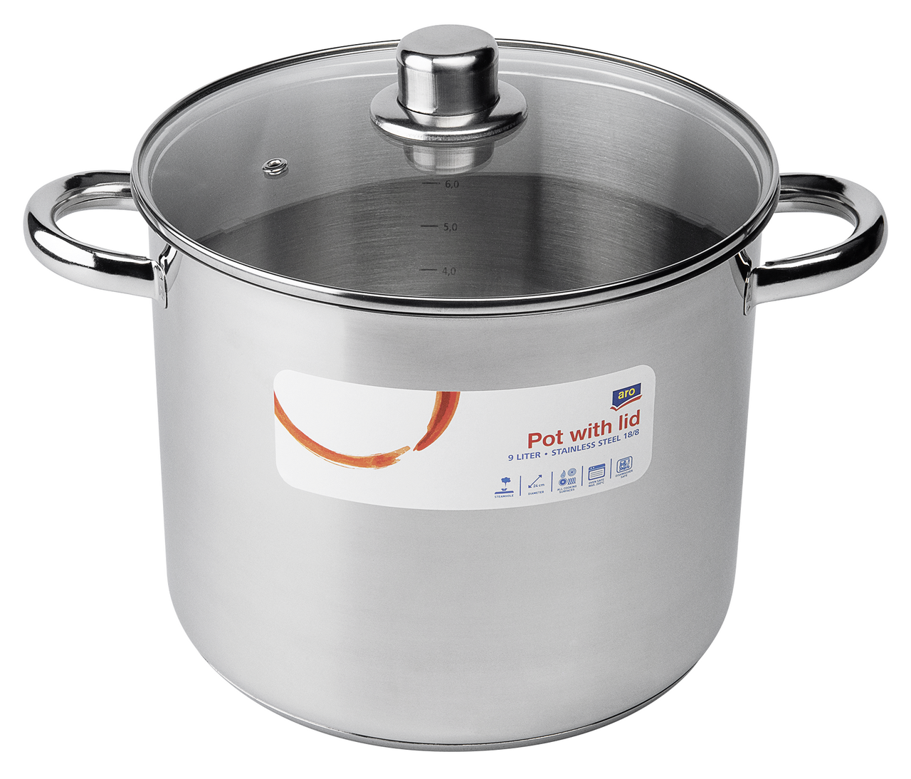 aro Кастрюля 9л, 24см