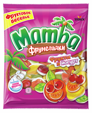 Мармелад жевательный Mamba Фрумеладки Фрукты и йогурт, 72г