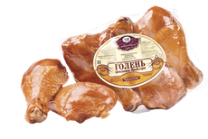 Голень цыпленка-бройлера Сибирские колбасы варено-копченая, ~250г