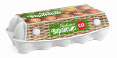 Яйцо куриное Вараксино Деревенское С0 яркий желток, 10шт