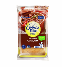 Блины Солнцепек с мясом замороженные, 420г
