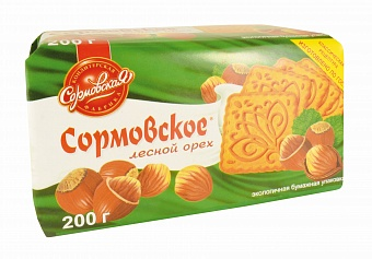 Печенье Сормово Сормовское лесной орех, 200г