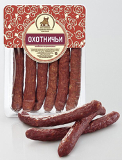 Колбаски СПК Охотничьи полукопченые, ~1кг