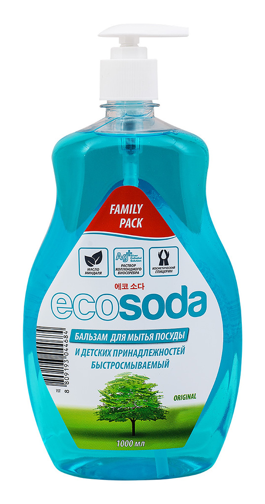 Бальзам для мытья посуды Mama Ultimate Ecosoda, 1л