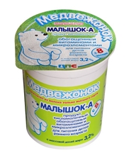 Продукт кисломолочный Малышок Медвежонок 3.2% с 8 месяцев, 200г