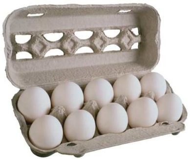 Яйцо куриное Волга пром кровля С0, 10шт