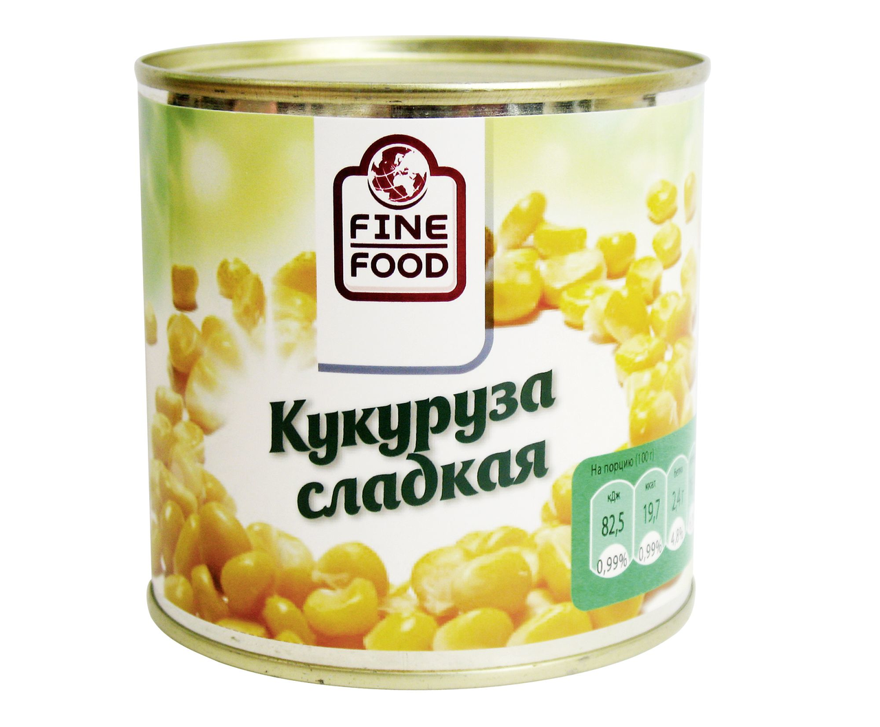 FINE FOOD КУКУРУЗА СЛАДКАЯ 340Г купить с доставкой на дом и дачу, цены ...