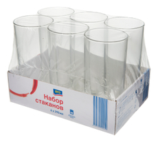 aro Набор стаканов для коктейля, 290мл х 6шт