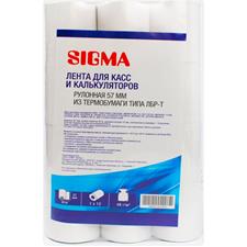 Ролики для кассовых аппаратов SIGMA, 57 мм х 30 м