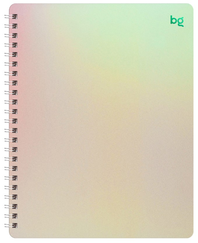 Изображение товара ТЕТРАДЬ НА ГРЕБНЕ А5 48Л КЛЕТКА BG