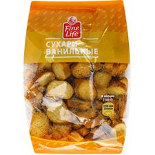 Сухари FINE LIFE ванильные, 350 г