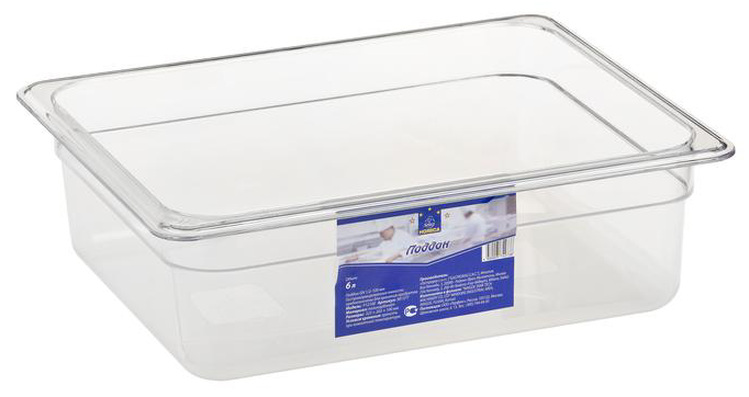 Изображение товара Гастроемкость METRO PROFESSIONAL GN 1/2 6 л из нержавеющей стали