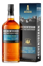 Виски шотландский Auchentoshan Three Wood в подарочной упаковке, 0.7л