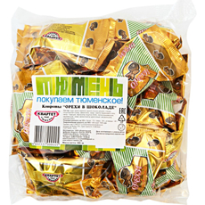 Конфеты Квартет Орехи в шоколаде, 300г