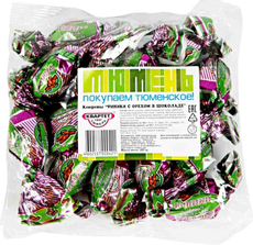 Конфеты Квартет Финики с орехом в шоколаде, 300г