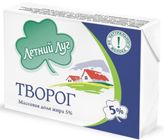 Творог Летний луг 5%, 180г