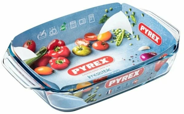 Изображение товара Блюдо для запекания Pyrex Optimum 3,8л стекло с ручками Франция