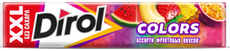 Жевательная резинка Dirol Colors XXL без сахара ассорти Фруктовых вкусов, 19г