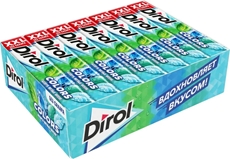 Жевательная резинка Dirol Colors XXL без сахара ассорти Мятных вкусов, 19г x 18 шт