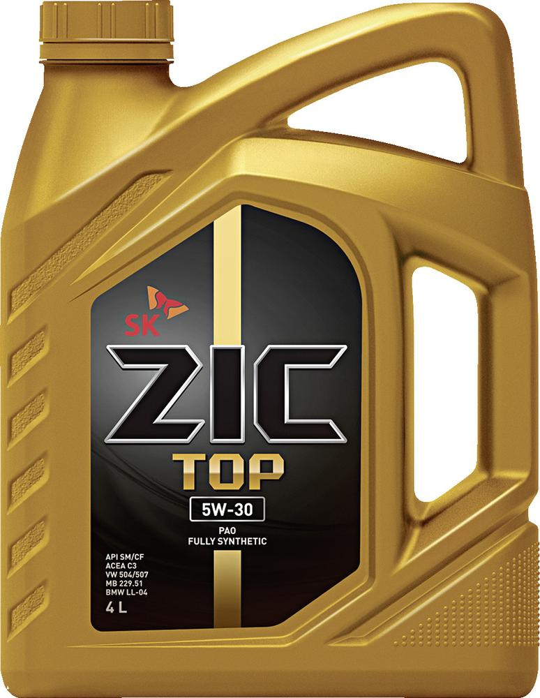 Моторное масло ZIC Top 5W-30, 4л купить с доставкой на дом, цены в ...