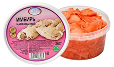 Имбирь маринованный нарезанный, 400г