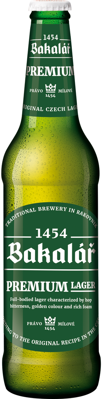 Изображение товара Пиво Bakalar Premium Lager, 0.5л