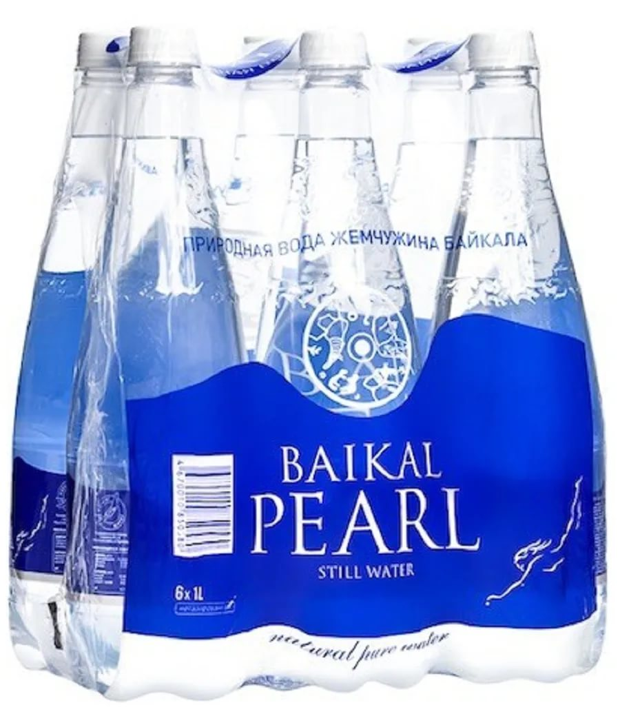 Изображение товара Вода Baikal Pearl питьевая негазированная 1л 6 шт — натуральная артезианская вода