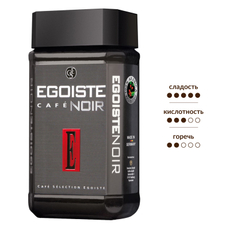 Кофе Egoiste Noir растворимый сублимированный, 100г