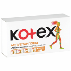 Тампоны Kotex Active Normal, 16шт