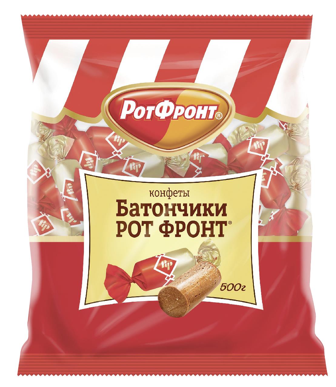 Конфеты РОТ ФРОНТ батончики, 500 г
