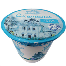 Сметана Суздальский МЗ 15%, 250г