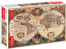 Пазлы Hatber Старинная карта мира 1000 элементов А2ф, 680 x 480мм