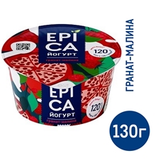 Йогурт Epica гранат малина 4.8%, 130г