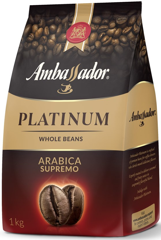Кофе Ambassador Platinum в зернах, 1кг