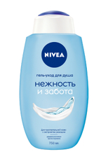 Гель-уход для душа Nivea Нежность и Забота, 750мл