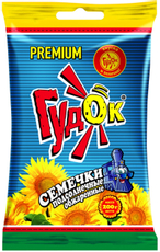 Семечки Гудок Премиум подсолнечные обжаренные, 200г