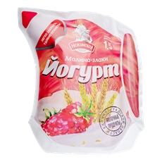 Йогурт питьевой Нежинская МФ малина и злаки 1.5%, 500мл