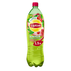 Холодный чай Lipton зеленый со вкусом земляники и клюквы, 1.5л