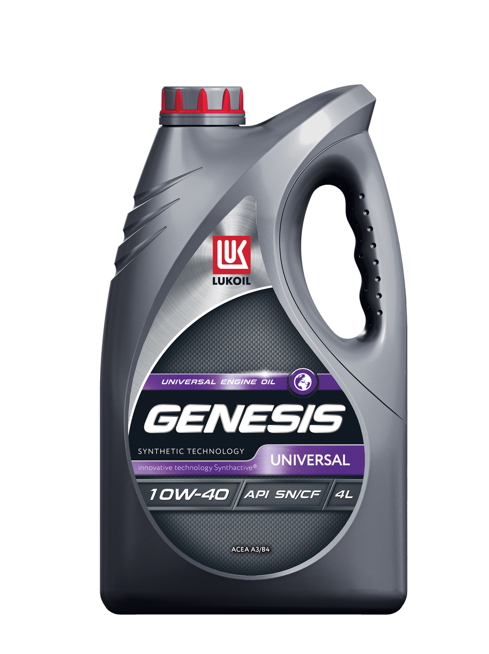 Масло моторное Lukoil Genesis Universal синтетическое 10W-40, 4л купить с  доставкой на дом, цены в интернет-магазине