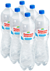 Вода Холмский источник артезианская негазированная, 1.5л x 6 шт
