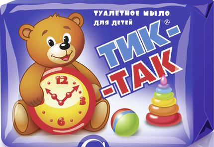 Изображение товара Мыло туалетное детское Тик-Так 150г