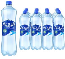 Вода Aqua Minerale питьевая газированная, 1л x 12 шт