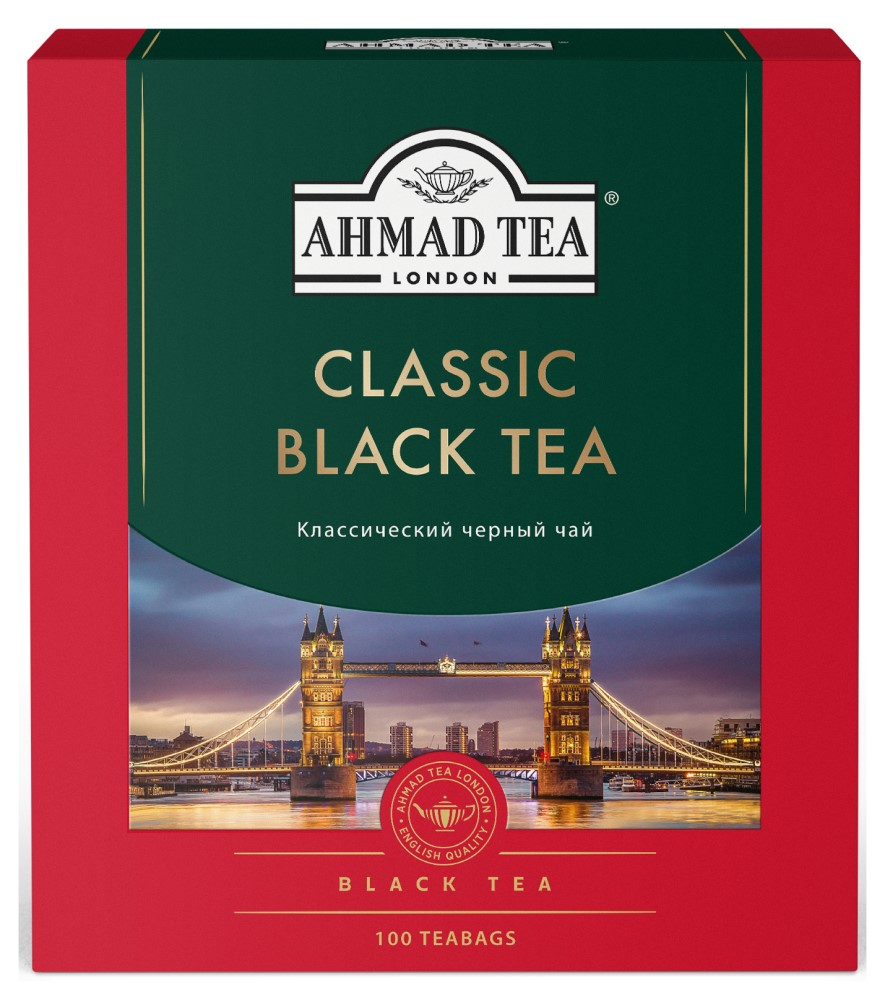 Изображение товара Чай Ahmad Tea черный классический (2г х 100шт), 200г