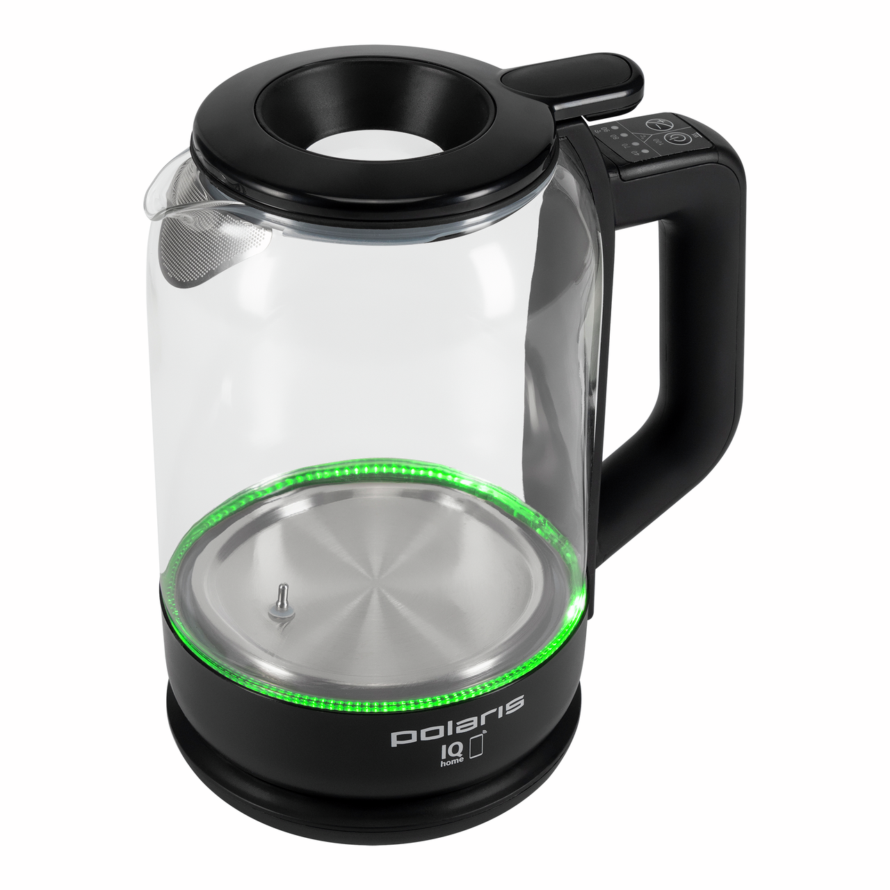 Чайник стеклянный Polaris PWK 1712CGLD, 1.5л