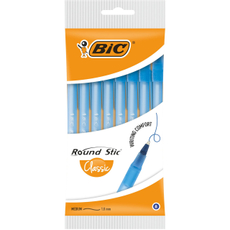 Ручки шариковые BIC Round Stic Classic синие, 8шт