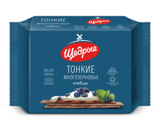 Хлебцы Щедрые многозерновые тонкие, 170г
