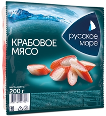 Мясо крабовое Русское море 200г