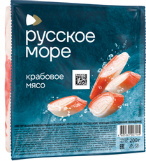 Мясо крабовое Русское море 200г
