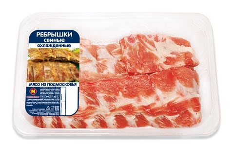 Изображение товара Ребрышки свиные Останкино охлажденные, ~1.75кг