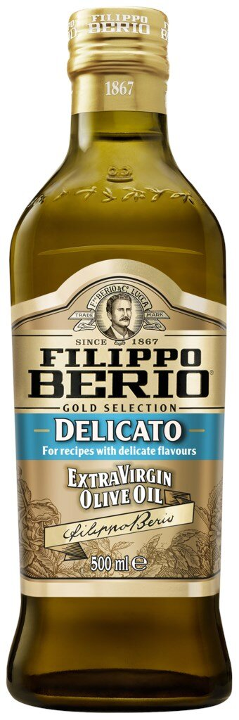 Изображение товара Масло оливковое Filippo Berio Delicato Extra Virgin нерафинированное, 500мл